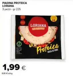 Tigre Piadina proteica Loriana offerta