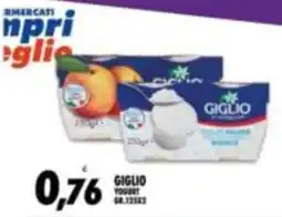 Compri Meglio Giglio yogurt offerta
