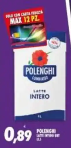 Compri Meglio PoleNGHI latte intero offerta