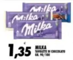Compri Meglio Milka tavolette di cioccolato offerta