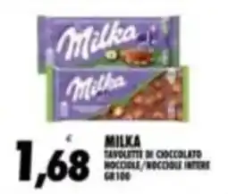 Compri Meglio Milka Tavolette di cioccolato nocciole offerta