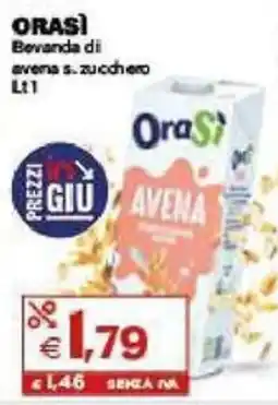 Boningros Cash and Carry OraSi Bevanda di avena s. zucchero offerta