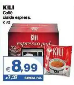Boningros Cash and Carry Kili Caffè cialde espresso offerta
