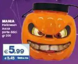 Boningros Cash and Carry Mania Halloween zucca porta dolci offerta