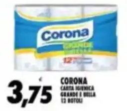 Compri Meglio Corona carta igienica grande e bella offerta