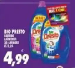 Compri Meglio Bio Presto liquido lavatrice offerta