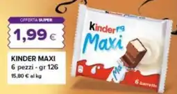 Tigre Kinder Maxi offerta