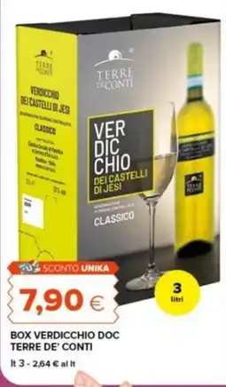 Tigre Box Verdicchio Doc Terre De' Conti offerta