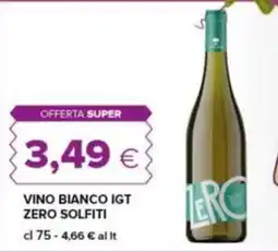 Tigre Vino bianco IGT zero solfiti offerta