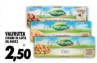 Valfrutta legumi in latta