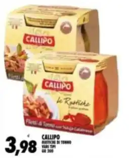 Compri Meglio Callipo Rustiche di Tonno offerta