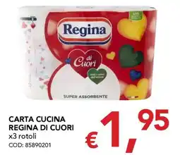 Migross Supermercati e Market Carta cucina Regina di cuori offerta