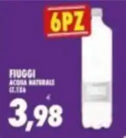 Compri Meglio Acqua naturale Fiuggi offerta