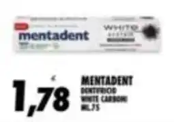 Compri Meglio Mentadent dentifricio white carbone offerta