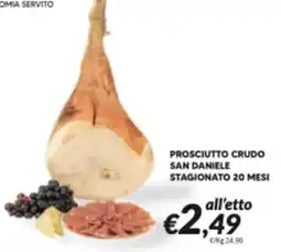 Supermercati Visotto Prosciutto crudo San Daniele offerta
