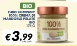 Supermercati Visotto Euro Company 100% crema di mandorle pelate bio offerta