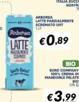 Supermercati Visotto Arborea latte parzialmente scremato offerta