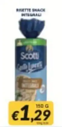 Supermercati Visotto Scotti Biscotti integrali offerta