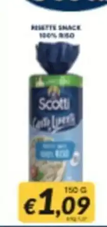 Supermercati Visotto Scotti Costa Ligure risotto snack offerta