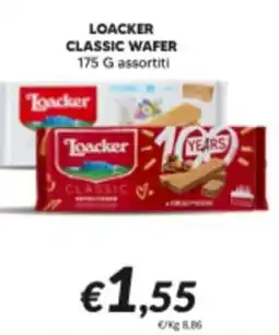 Supermercati Visotto Loacker Classic Wafer offerta