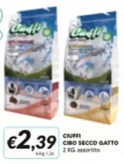 Supermercati Visotto Ciuffi cibo secco gatto offerta