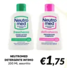 Supermercati Visotto Neutromed Detergente Intimo offerta