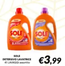 Supermercati Visotto Sole detersivo lavatrice offerta