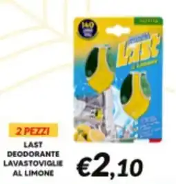 Supermercati Visotto Last deodorante lavastoviglie al limone offerta