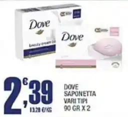Splendidi e Splendenti Dove saponetta offerta