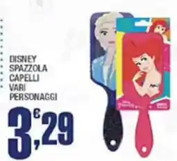 Splendidi e Splendenti Disney spazzola capelli vari personaggi offerta