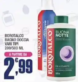 Splendidi e Splendenti Borotalco bagno doccia vari tipi offerta