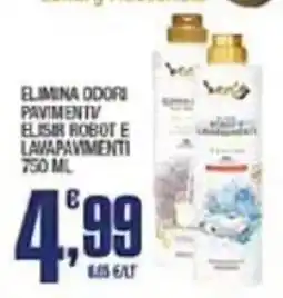 Splendidi e Splendenti Elisir Robot e Lavapavimenti offerta
