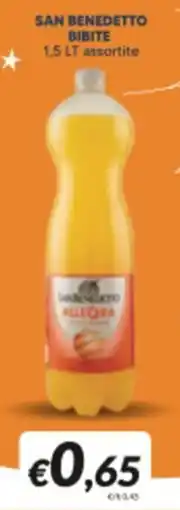 Supermercati Visotto San Benedetto bibite offerta
