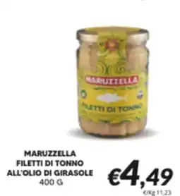 Supermercati Visotto Maruzzella filetti di tonno all'olio di girasole offerta