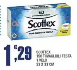 Splendidi e Splendenti Scottex tovaglioli festa offerta
