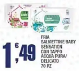 Splendidi e Splendenti Fria salviettine baby sensation offerta