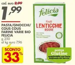 Italmark Lenticchie rosse Felicia offerta