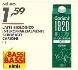 Italmark Latte biologico Carioni offerta