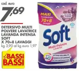 Italmark Detersivo multi polvere lavatrice lavanda intensa soft offerta