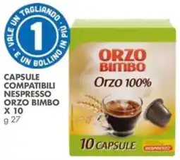 Italmark Capsule compatibili Nespresso Orzo Bimbo offerta