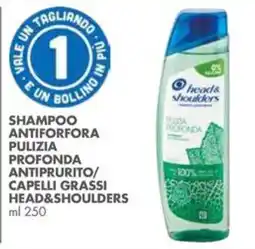 Italmark Shampoo antiforfora pulizia profonda antiprurito capelli grassi head&shoulders offerta