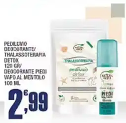 Splendidi e Splendenti Pediluvio deodorante thalassoterapia detox offerta