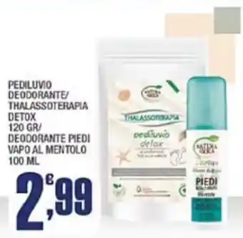 Pediluvio deodorante thalassoterapia detox