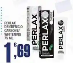 Splendidi e Splendenti PerlaX dentifricio carbone/whitening offerta