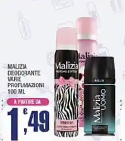 Splendidi e Splendenti Malizia deodorante varie profumazioni offerta