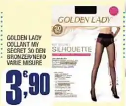 Splendidi e Splendenti Golden Lady collant my secret 30 den offerta