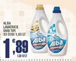 Splendidi e Splendenti Alba lavatrice vari tipi offerta