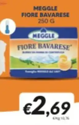 Supermercati Visotto Meggle fiore bavarese offerta