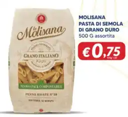 Supermercati Visotto la Molisana Pasta di semola di grano duro offerta