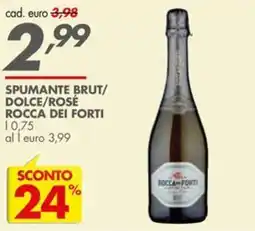 Italmark Spumante Brut/Dolce/Rosé Rocca dei Forti offerta